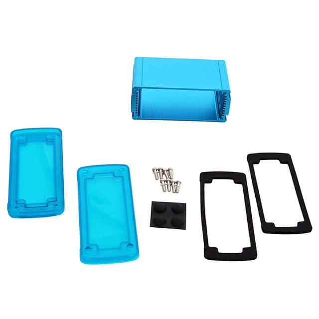 EXN-23356-BLP BOX ALUM BLU/TRN BLU 2.7"LX4.5"W
