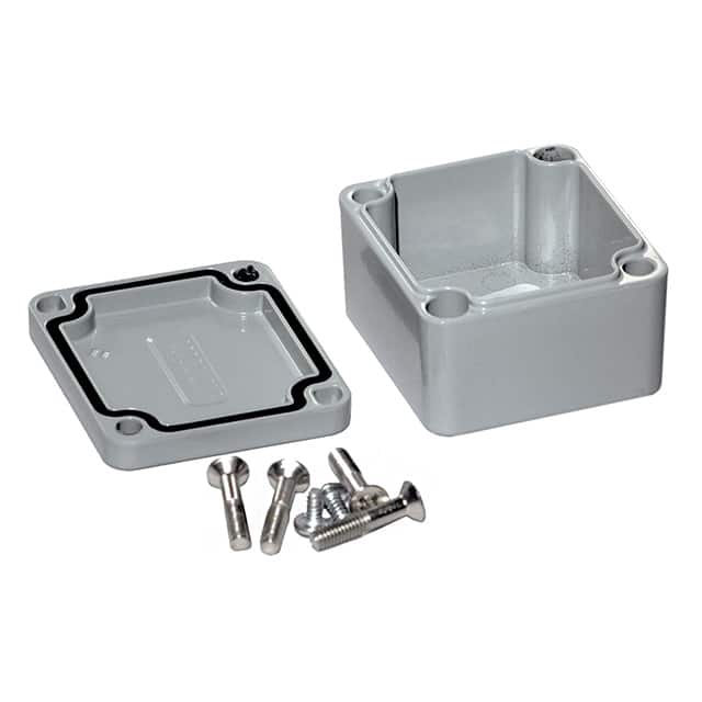 1590Z060GY BOX ALUM GRAY 1.969"L X 1.772"W