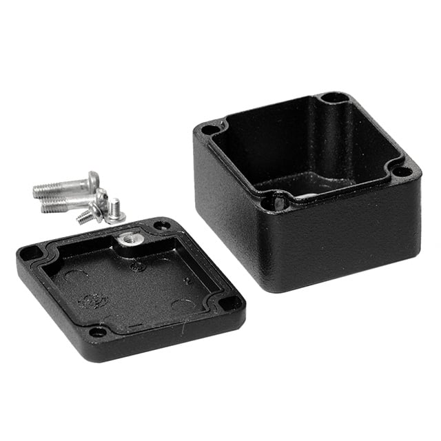 1590Z060BK BOX ALUM BLACK 1.969"L X 1.772"W