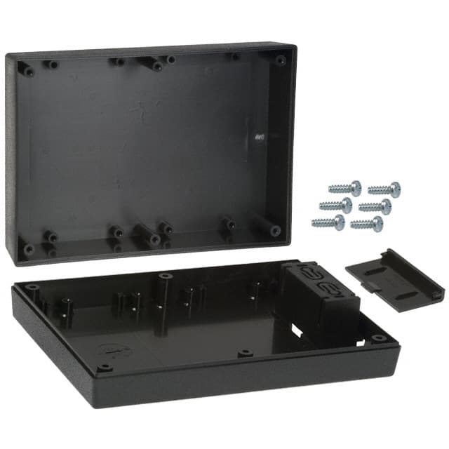 272,BK BOX ABS BLACK 6.880"L X 4.880"W