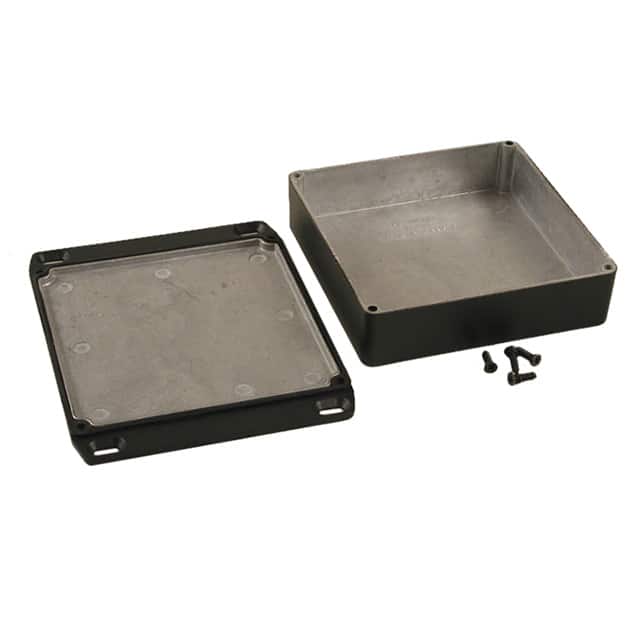 1590WQFLBK BOX ALUM BLACK 4.724"L X 4.724"W
