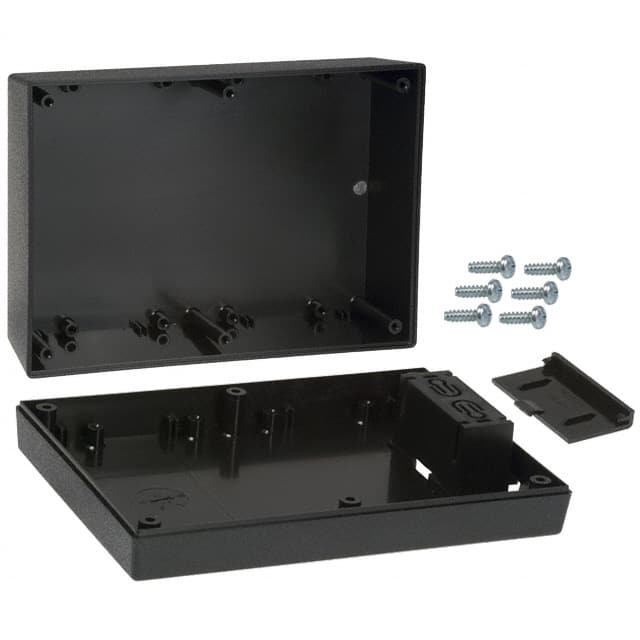 273,BK BOX ABS BLACK 6.880"L X 4.880"W