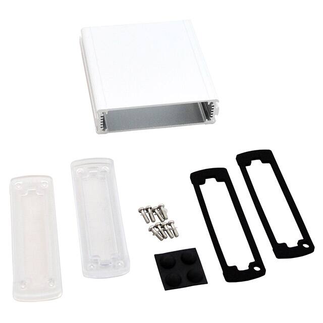 EXN-23354-SVP BOX ALUM CLR/SLV 4.69"L X 4.48"W