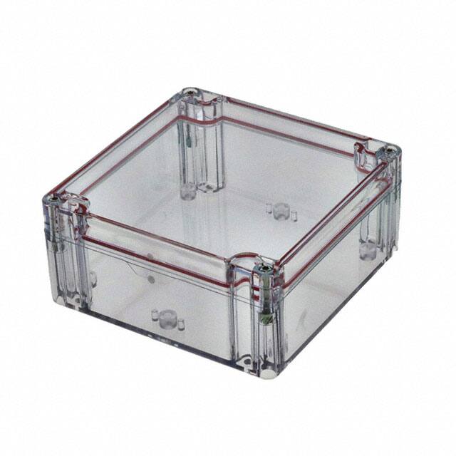 RB55P06C16C BOX PLASTIC CLEAR