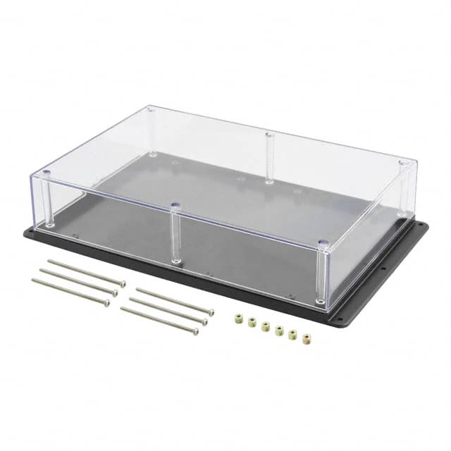 WM093RC,BK BOX PLAS /CLR 9.500"L X 6.34"W