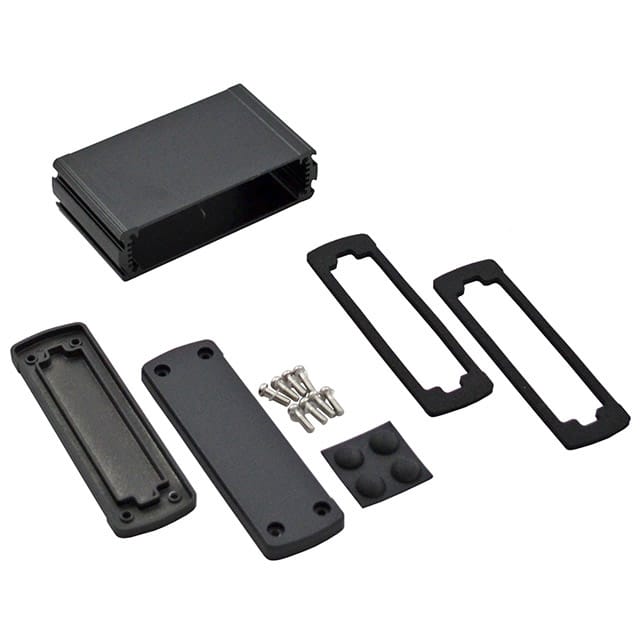 EXN-23353-BK BOX ALUM BLACK 2.717"L X 4.476"W