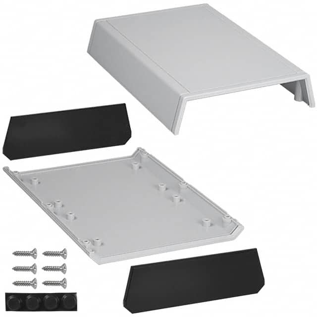 A42,GY BOX ABS GRAY 7.120"L X 5"W