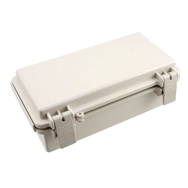NBF-32206 BOX ABS GRY/CL 7.870"L X 3.930"W