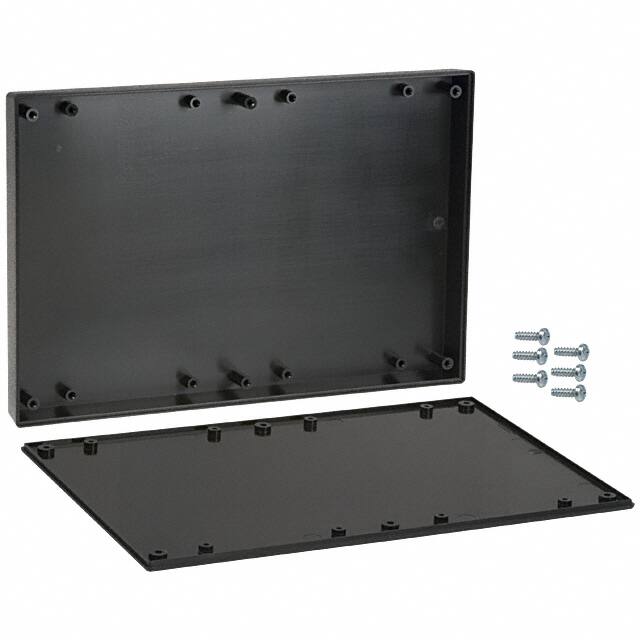 091I,BK BOX ABS BLACK 9.500"L X 6.340"W