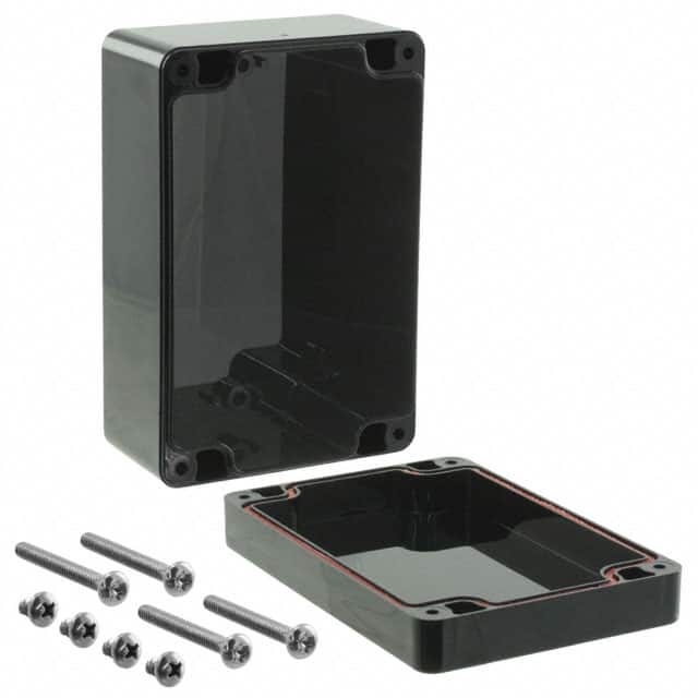 RB53P06B16B BOX PLAS BLK 4.724"L X 3.152"W