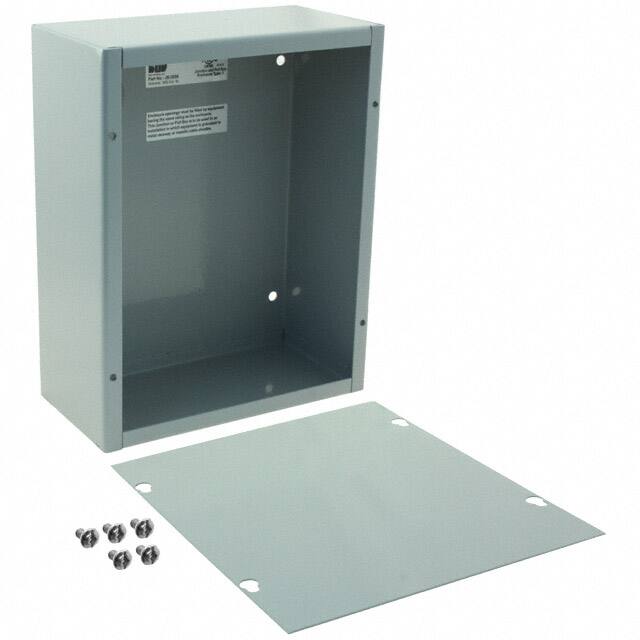 JB-3958 BOX STEEL GRAY 4"L X 8"W
