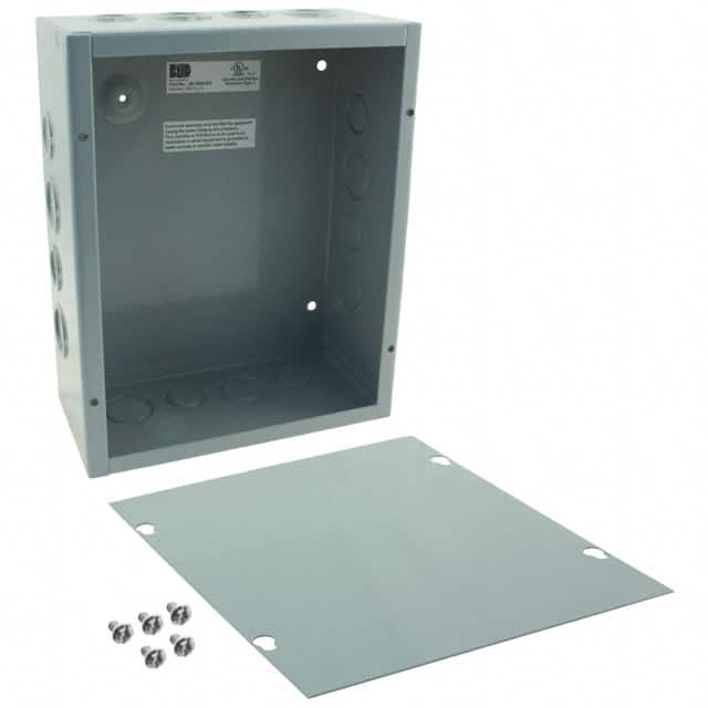 JB-3958-KO BOX STEEL GRAY 4"L X 8"W