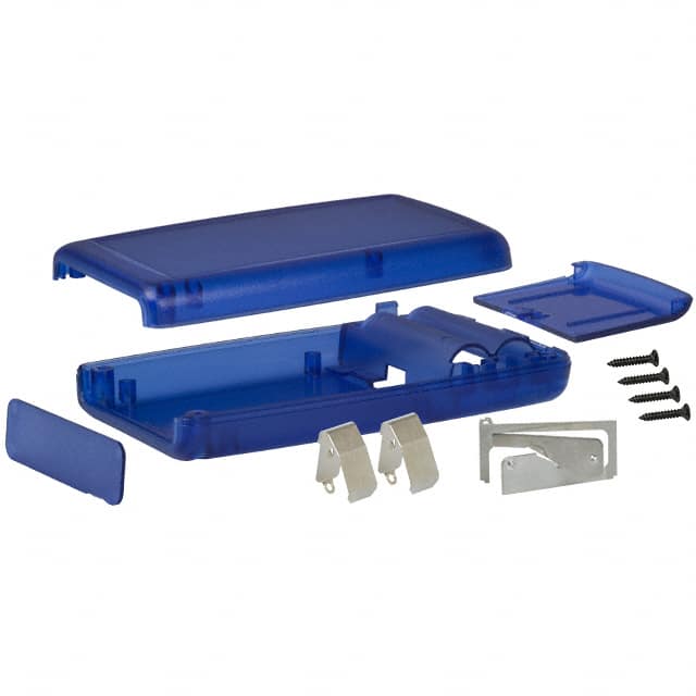 H65AA,TRBL BOX ABS TRN BLUE 4.94"L X 2.75"W