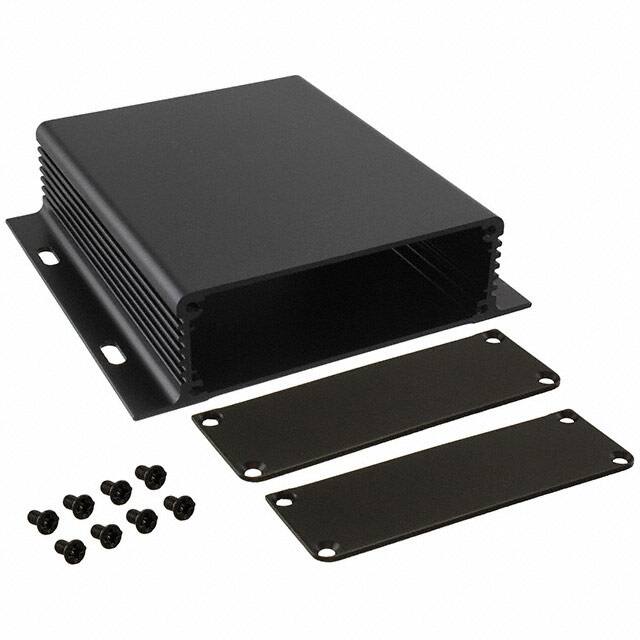 EXT-9165 BOX ALUM BLACK 3.937"L X 3.244"W