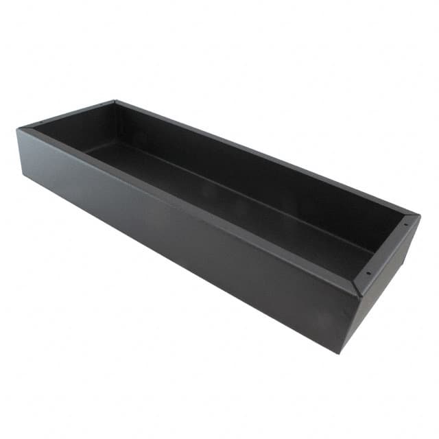 1441-18BK3 CHASSIS STEEL BLK 5"L X 13.500"W