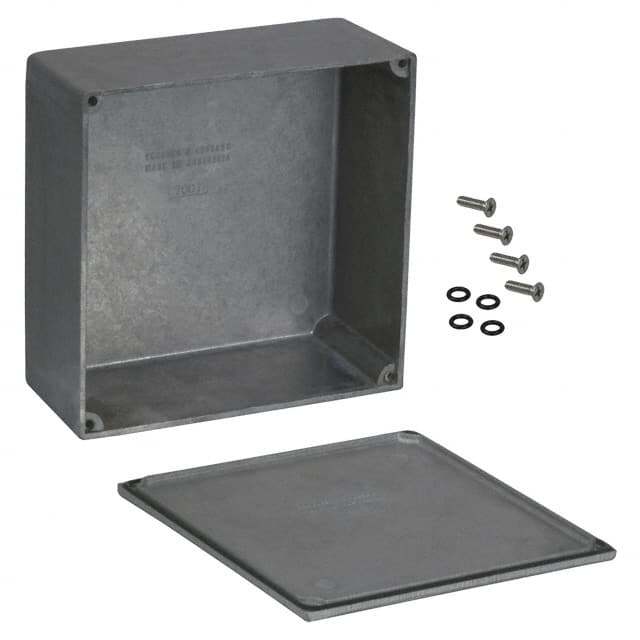 1590WKK BOX ALUM UNPTD 4.902"L X 4.902"W
