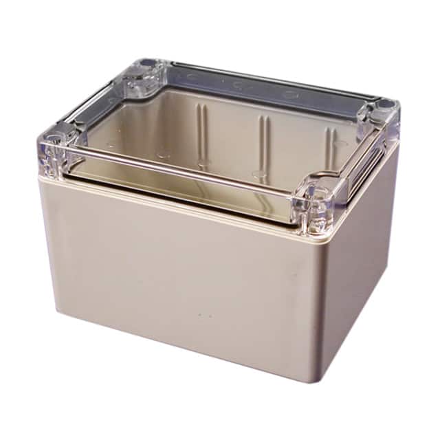 1554G2GYCL BOX PLAS GRAY 4.724"L X 3.543"W