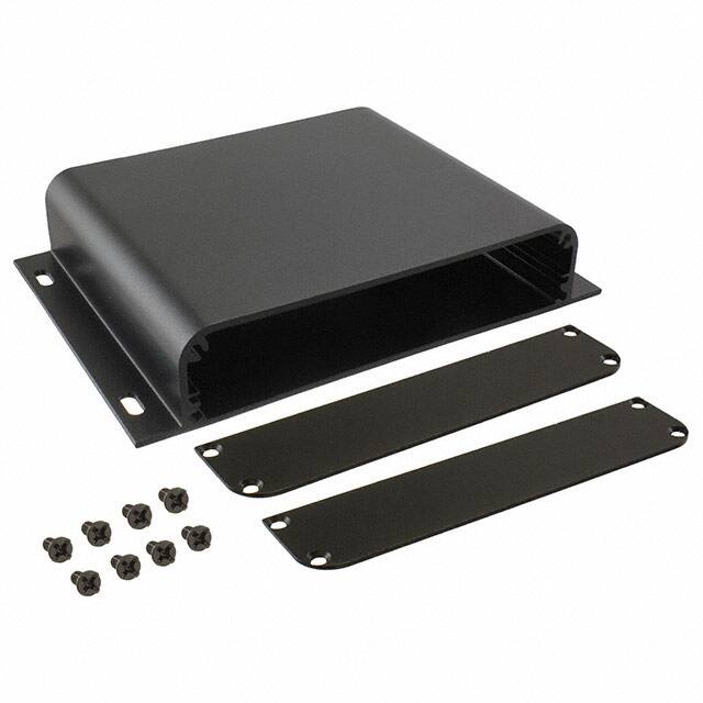 EXT-9168 BOX ALUM BLACK 3.937"L X 4.724"W