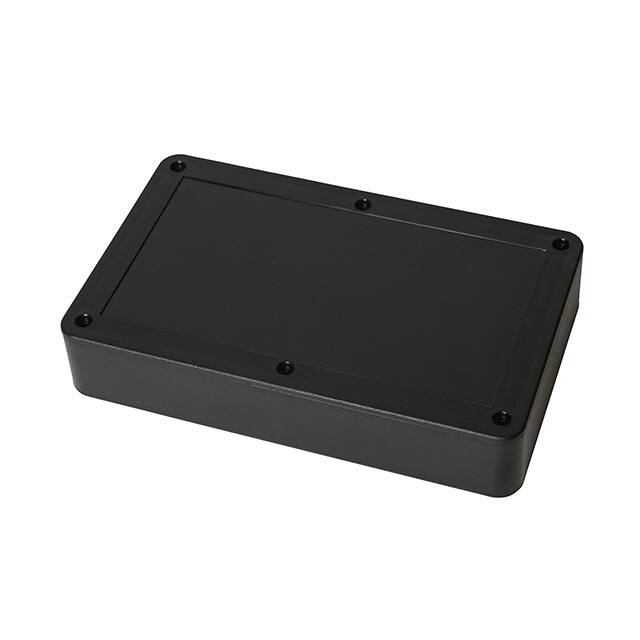 CUR-3298 BOX ABS BLACK 8.250"L X 5"W