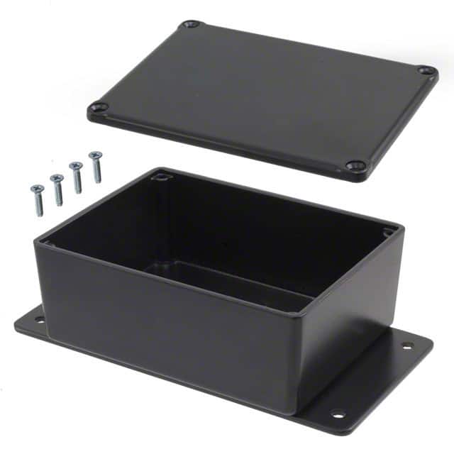 CU-4471-B BOX ALUM BLACK 4.330"L X 3.250"W