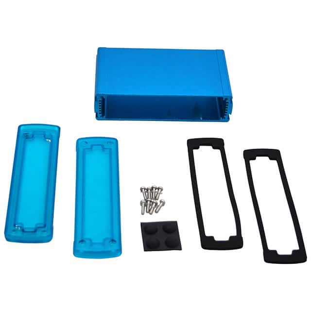 EXN-23359-BLP BOX ALUM BLU/TRN BLU 3.5"LX5.8"W