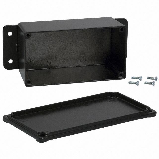CU-4479-B BOX ALUM BLACK 4.375"L X 2.375"W