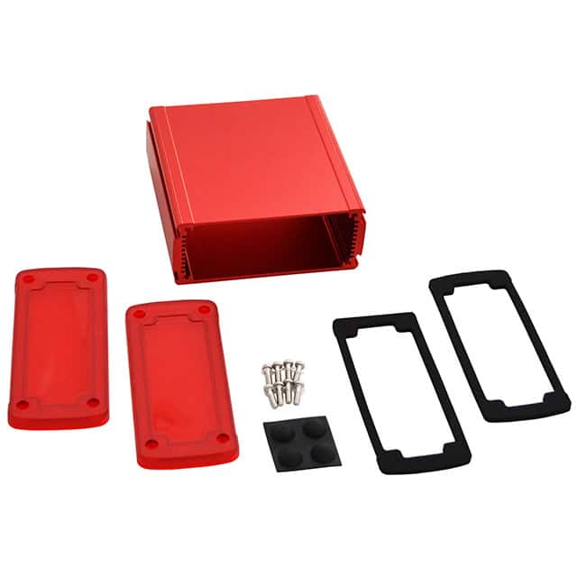 EXN-23357-RDP BOX ALUM IR RED/RED 4.7"LX4.53"W