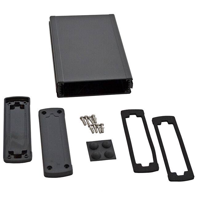 EXN-23355-BKP BOX ALUM BLACK 6.654"L X 4.476"W