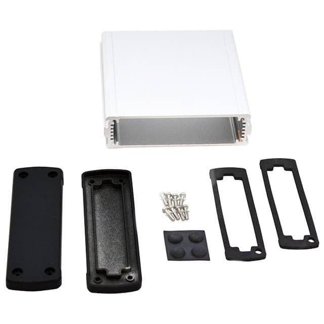 EXN-23354-SV BOX ALUM BLK/SLV 4.69"L X 4.48"W