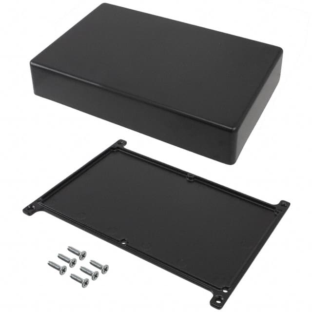 CU-5477-B BOX ALUM BLACK 7.390"L X 4.703"W