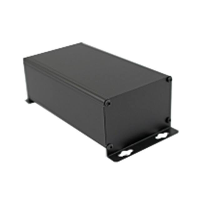 1455ZT1601BK BOX ALUM BLACK 6.378"L X 3.500"W