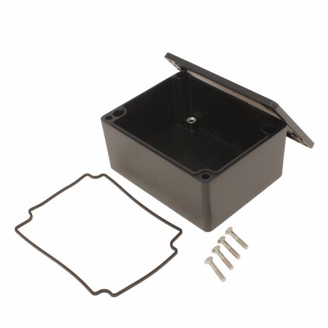 1550Z113BK BOX ALUM BLACK 4.543"L X 3.559"W