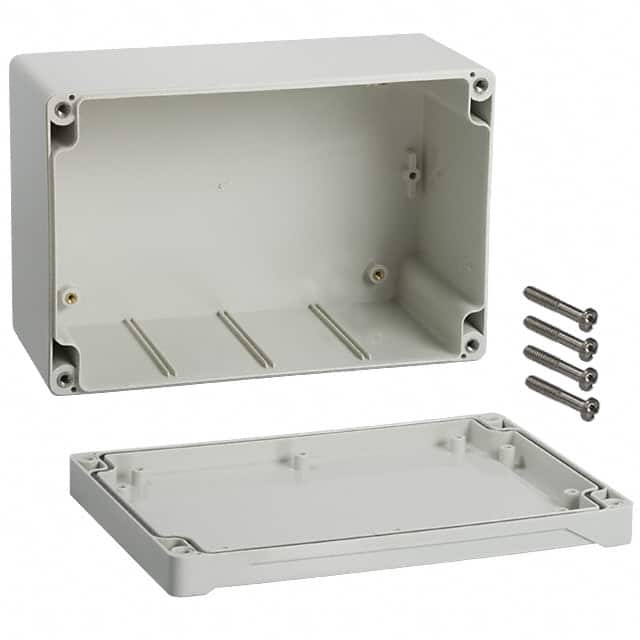 1555TGY BOX ABS GRAY 7.087"L X 4.724"W