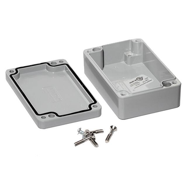 1590Z062GY BOX ALUM GRAY 3.848"L X 2.510"W