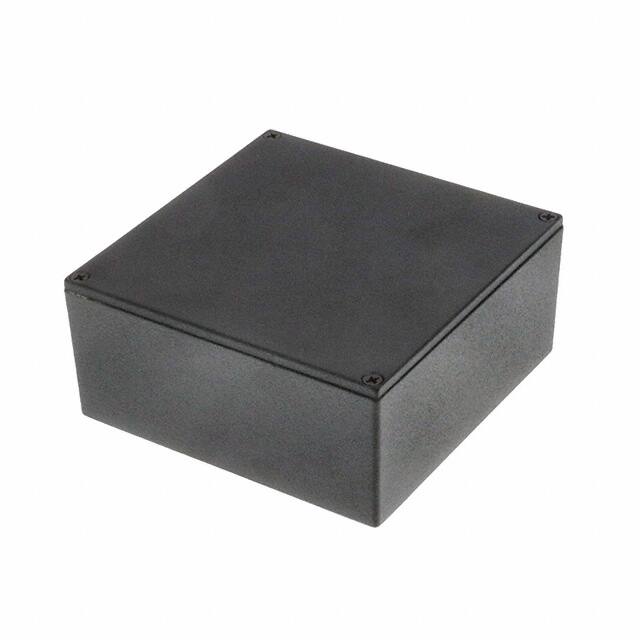 1590KKBK BOX ALUM BLACK 4.902"L X 4.902"W