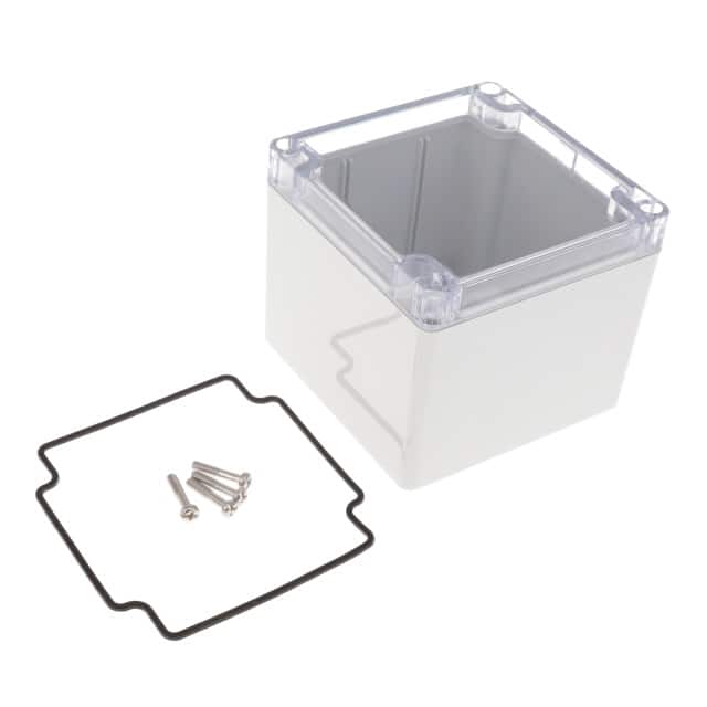 1554LA2GYCL BOX PLAS GRAY 4.134"L X 4.134"W