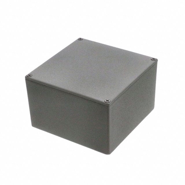 1590KGY BOX ALUM GRAY 4.921"L X 4.921"W