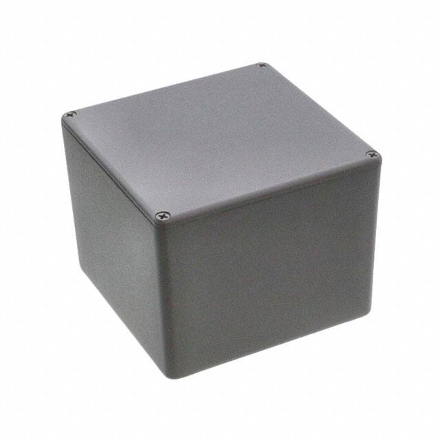 1590VGY BOX ALUM GRAY 4.724"L X 4.724"W