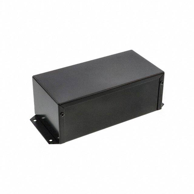1411FBSBK BOX ALUM BLACK 7.990"L X 4"W