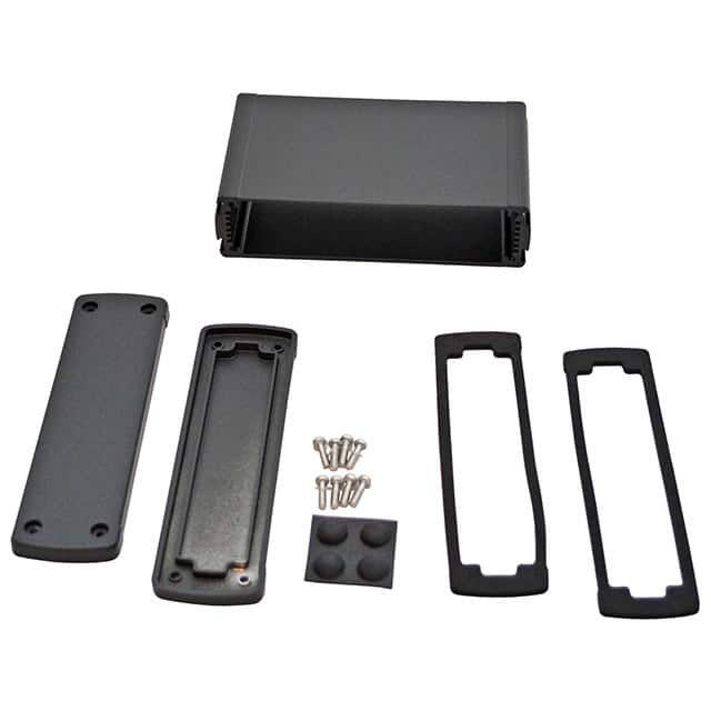 EXN-23359-BK BOX ALUM BLACK 3.504"L X 5.772"W