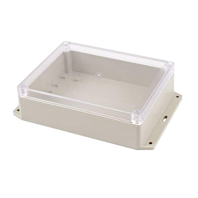 RP1275BFC BOX ABS GRY/CL 8.660"L X 5.870"W
