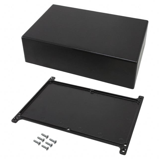 CU-5247-B BOX ALUM BLACK 7.390"L X 4.703"W
