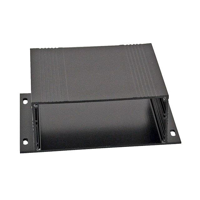 EXT-9167 BOX ALUM BLACK 3.937"L X 4.315"W