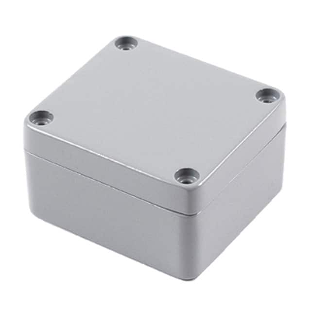 1590Z061GY BOX ALUM GRAY 2.510"L X 2.274"W