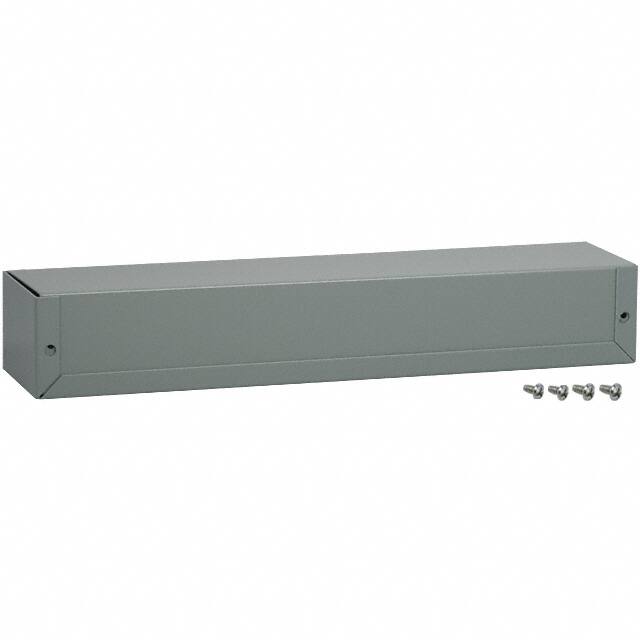 1411T BOX ALUM GRAY 9.990"L X 2.250"W