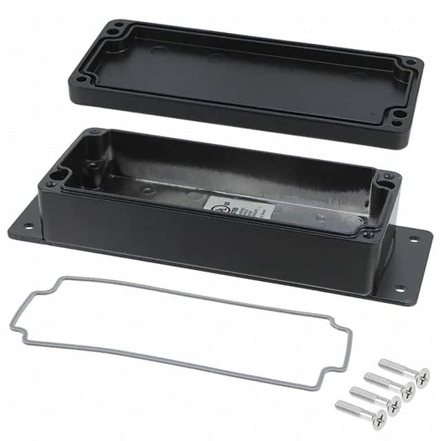 AN-2815-AB BOX ALUM BLACK 5.910"L X 2.520"W