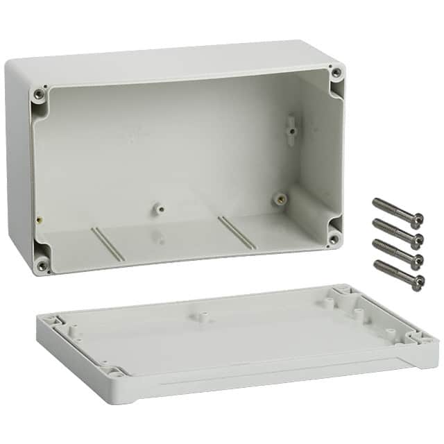 1555UGY BOX ABS GRAY 7.874"L X 4.724"W