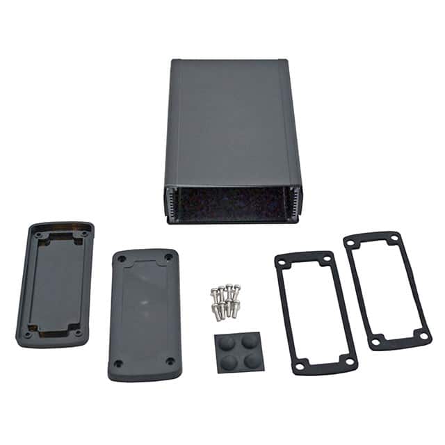 EXN-23358-BKP BOX ALUM BLACK 6.654"L X 4.531"W