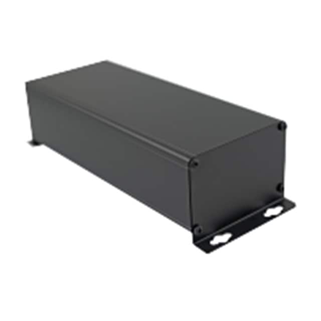 1455ZT2201BK BOX ALUM BLACK 8.740"L X 3.370"W
