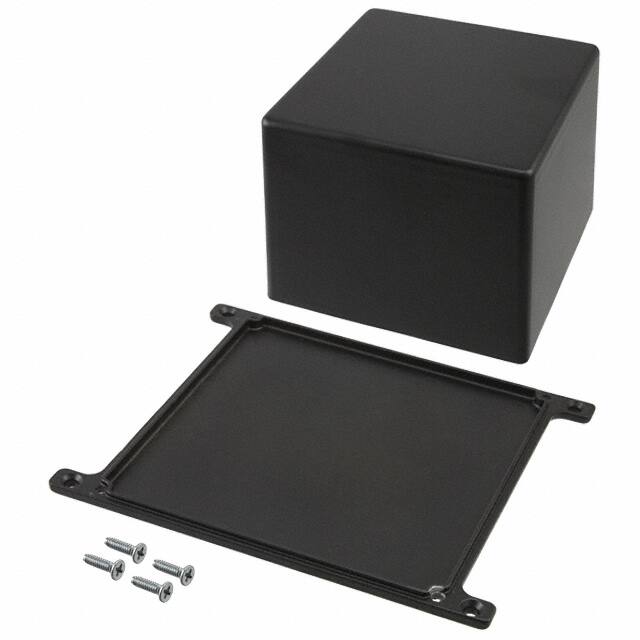 CU-5475-B BOX ALUM BLACK 4.750"L X 4.750"W
